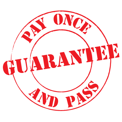 Pay Once and Pass Guarantee
